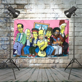 "Simpson" Heavy Metal Band Poster Music Banner Background Wall Flag Decor Vintage Creative Cloth Art Painting
"Simpson" Heavy Metal Band Poster Music Banner Background Wall Flag Decor Vintage Creative Cloth Art Painting
