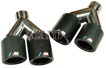 ///M SPORT Style Real Carbon Fiber Quad Exhaust Muffler Tips Pip FOR BMW M3 M5 M6 1M X5 X6 1pair
///M SPORT Style Real Carbon Fiber Quad Exhaust Muffler Tips Pip FOR BMW M3 M5 M6 1M X5 X6 1pair