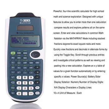 MultiView Advanced Scientific Calculator Calculating Instruments for Students Office JHP-Best
MultiView Advanced Scientific Calculator Calculating Instruments for Students Office JHP-Best
