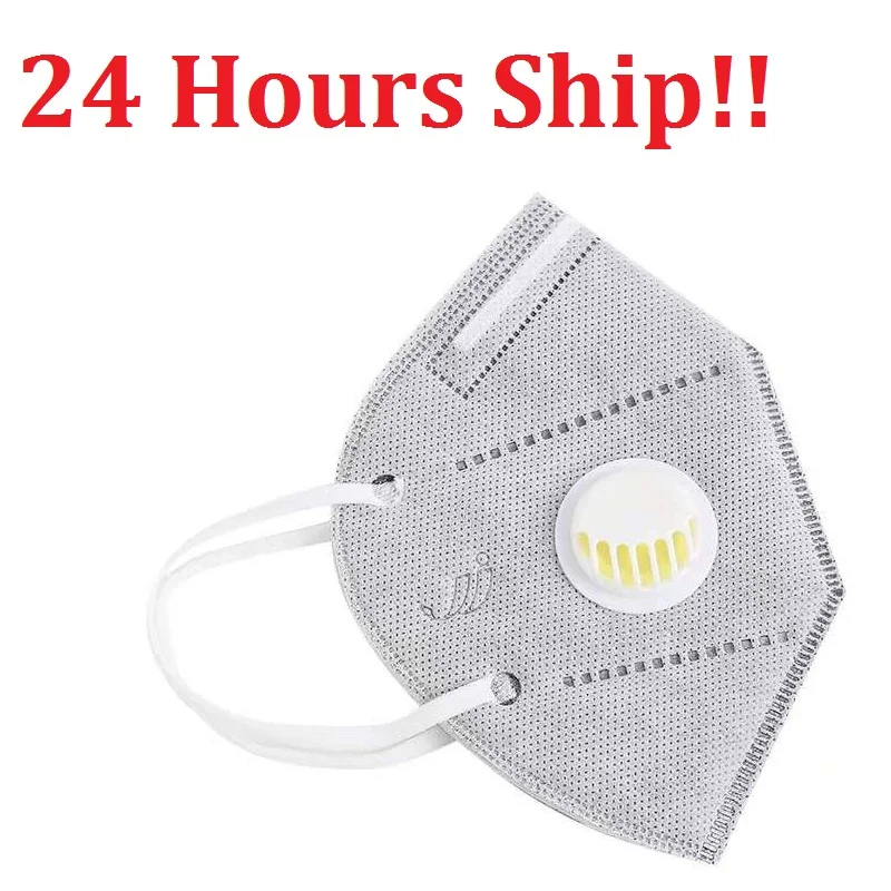 Ship in 24 hours ! KN95 FFP2 Mask 6 Layers filter With Breathing Valve Anti Dust Mouth Masks Anti-virus masks Protection KN 95
Ship in 24 hours ! KN95 FFP2 Mask 6 Layers filter With Breathing Valve Anti Dust Mouth Masks Anti-virus masks Protection KN 95
