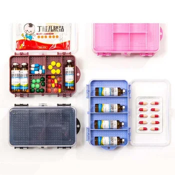 Transparent Three-layers Folding Plastic Pill Box Drawer Ten Lattices Storage Box For Makeup Sundries Stationery Snacks Holder
Transparent Three-layers Folding Plastic Pill Box Drawer Ten Lattices Storage Box For Makeup Sundries Stationery Snacks Holder