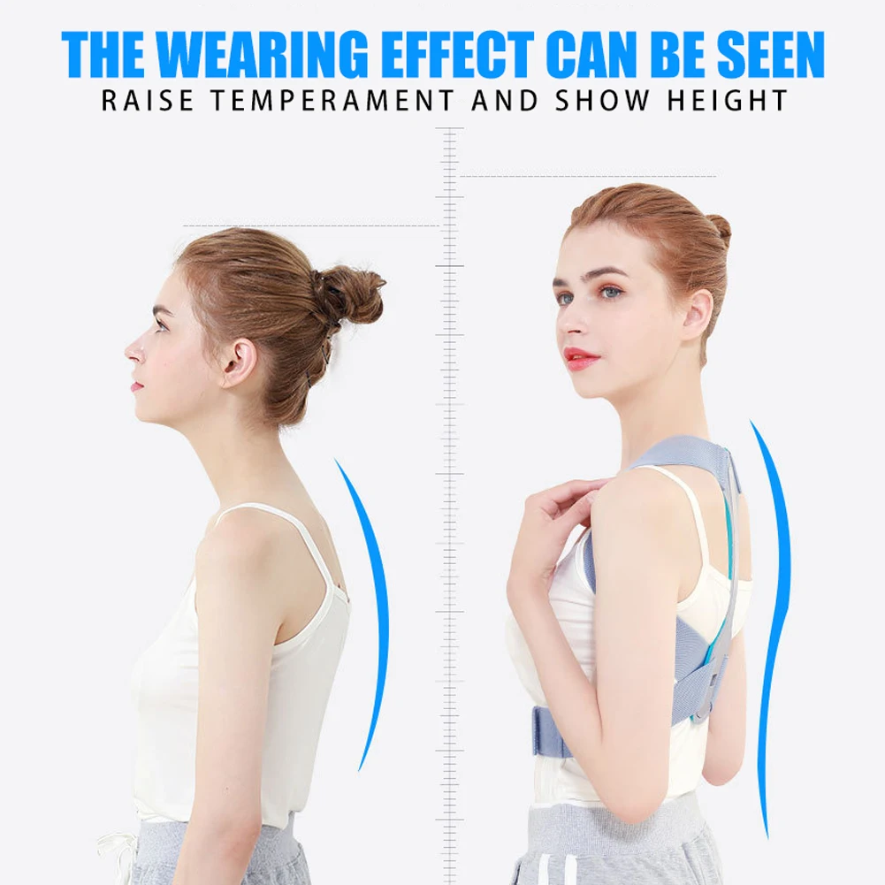 Posture Corrector For Women and Men FDA Approved Upper Back Brace Comfortable Support Device for Shoulder Neck Pain Relief
Posture Corrector For Women and Men FDA Approved Upper Back Brace Comfortable Support Device for Shoulder Neck Pain Relief
