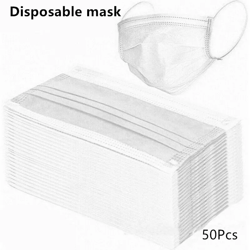 50/10Pcs Disposable Face Mask Earloop Non Woven Mask Anti PM2.5 White Mouth Muffle Anti-Dust masks
50/10Pcs Disposable Face Mask Earloop Non Woven Mask Anti PM2.5 White Mouth Muffle Anti-Dust masks