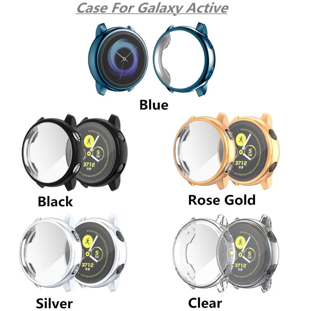 Watch cases for Samsung Galaxy Watch Active Soft Silicone Cover Ultra-thin For Galaxy Active 40mm Samrt Wearable Accessories
Watch cases for Samsung Galaxy Watch Active Soft Silicone Cover Ultra-thin For Galaxy Active 40mm Samrt Wearable Accessories