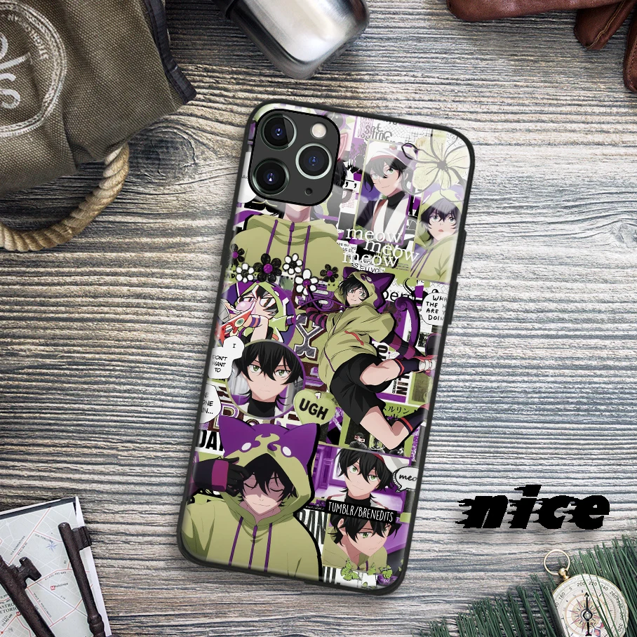 Miya Chinen Sk8 Бесконечность аниме стеклянный Мягкий силиконовый чехол для телефона