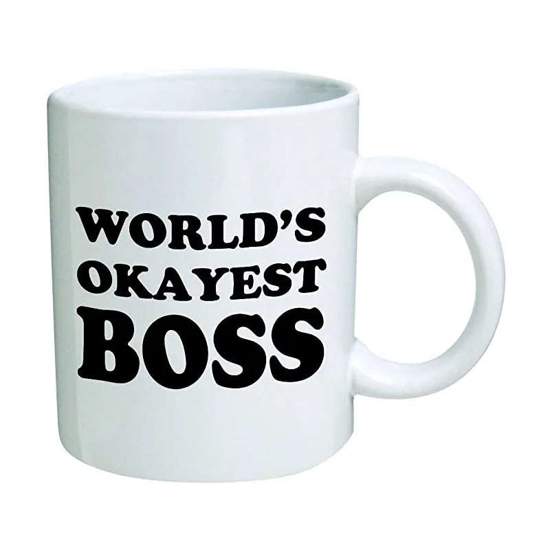 Кофейная Кружка World's Okayest Boss-11 унций кружка-хороший мотивационный и вдохновляющий офисный подарок
Кофейная Кружка World's Okayest Boss-11 унций кружка-хороший мотивационный и вдохновляющий офисный подарок
