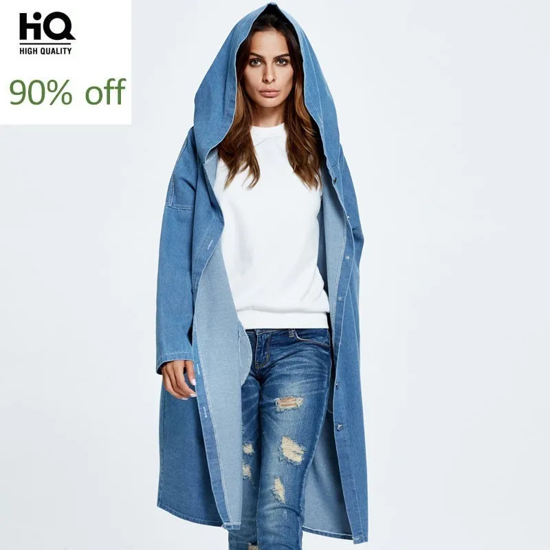 2020 New Autumn Long Denim Coat Women Vintage Casual Loose Single Breasted Jeans Overcoats Outwear Plus Size Fashion Trench
2020 New Autumn Long Denim Coat Women Vintage Casual Loose Single Breasted Jeans Overcoats Outwear Plus Size Fashion Trench