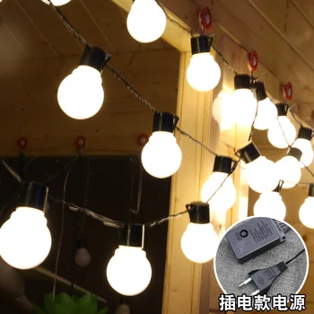 6m 20 led wedding string fairy light christmas LED Globe Festoon bulb led fairy string light outdoor party garden garland