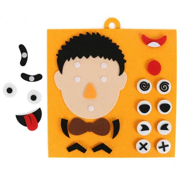 Human Expression Change Felt Kids Early Teaching Toys Parents Cooperation Handmade Package Non-woven Emotion Learn DIY Package
Human Expression Change Felt Kids Early Teaching Toys Parents Cooperation Handmade Package Non-woven Emotion Learn DIY Package
