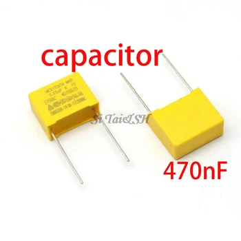 10pcs 470nF capacitor X2 capacitor 275VAC Pitch 15mm X2 Polypropylene film capacitor 0.47uF
10pcs 470nF capacitor X2 capacitor 275VAC Pitch 15mm X2 Polypropylene film capacitor 0.47uF