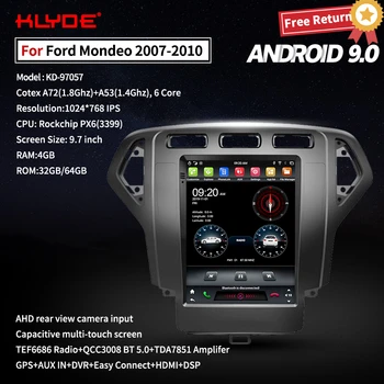 Klyde Tesla Style Vertical Screen Car Navigation GPS Multimedia Player For Ford Mondeo 2007-2010 With CarPlay DSP DAB Bluetooth
Klyde Tesla Style Vertical Screen Car Navigation GPS Multimedia Player For Ford Mondeo 2007-2010 With CarPlay DSP DAB Bluetooth