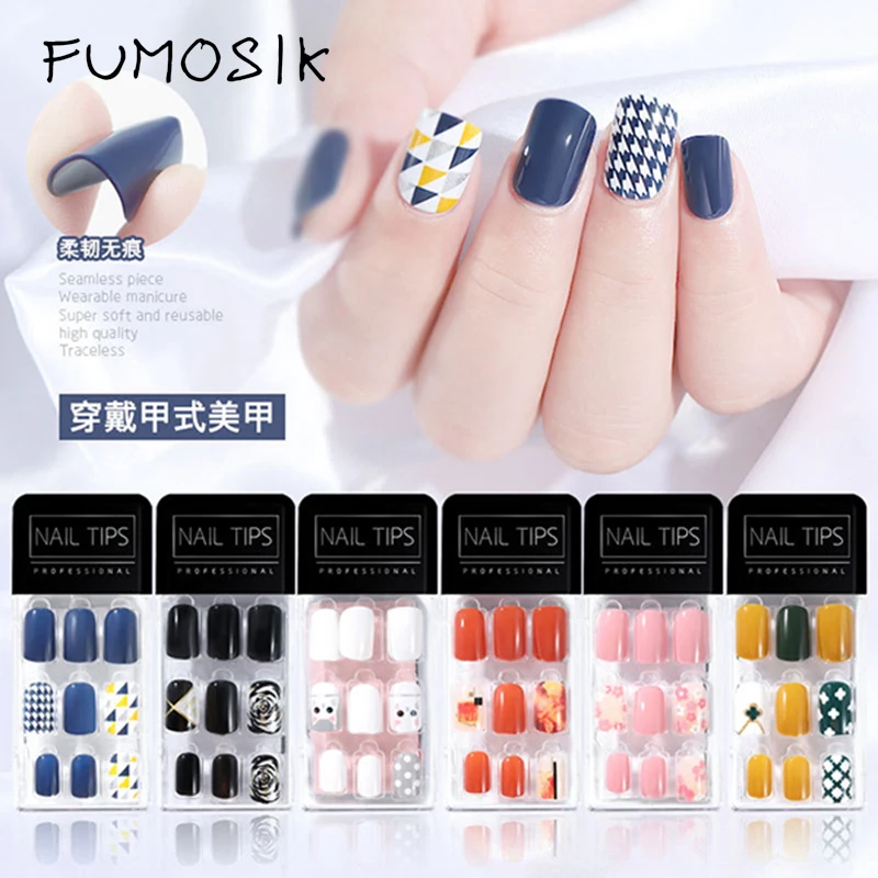 30pc False Nails Art Manicure Full Cover Fake Nails PVC Artificial Tips Nail Art Decorations Women Makeup Matte Nail sticker
30pc False Nails Art Manicure Full Cover Fake Nails PVC Artificial Tips Nail Art Decorations Women Makeup Matte Nail sticker