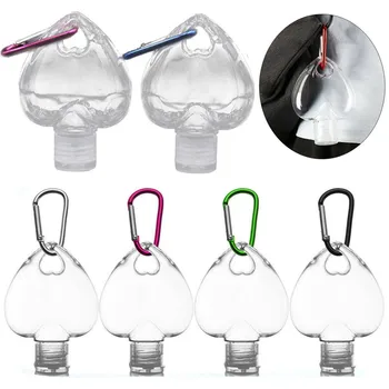 New 5 Pcs 50ml Portable Heart Shape Empty Refillable Bottle With Key Ring Hook Hand Sanitizer Bottle Travel Tool
New 5 Pcs 50ml Portable Heart Shape Empty Refillable Bottle With Key Ring Hook Hand Sanitizer Bottle Travel Tool