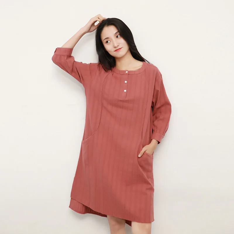 2019 New Style Cotton Linen WOMEN'S Dress Spring And Summer Front Short Long Back Loose-Fit WOMEN'S Long Dress Three-quarter-len 
2019 New Style Cotton Linen WOMEN'S Dress Spring And Summer Front Short Long Back Loose-Fit WOMEN'S Long Dress Three-quarter-len