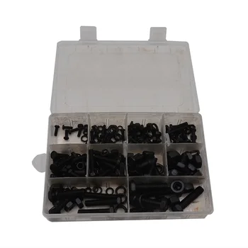 240PCS/Set Hex Head Nut Bolt M4 M5 M6 M8 M10 Kit Tools Washer Assortment Box Hexagon Socket Head Cap Screws
240PCS/Set Hex Head Nut Bolt M4 M5 M6 M8 M10 Kit Tools Washer Assortment Box Hexagon Socket Head Cap Screws