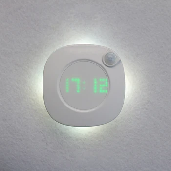 Motion Sensor Night Light With Clock Battery Power PIR Sensor Lamp Magnet for Home Bedroom Stairs Wall
Motion Sensor Night Light With Clock Battery Power PIR Sensor Lamp Magnet for Home Bedroom Stairs Wall