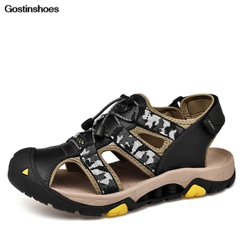 Zapatos Hombre Full Grain Leather Closed Toe Sport Fashion Cow Leather Sandals Men Beach Shoes Casual
Zapatos Hombre Full Grain Leather Closed Toe Sport Fashion Cow Leather Sandals Men Beach Shoes Casual