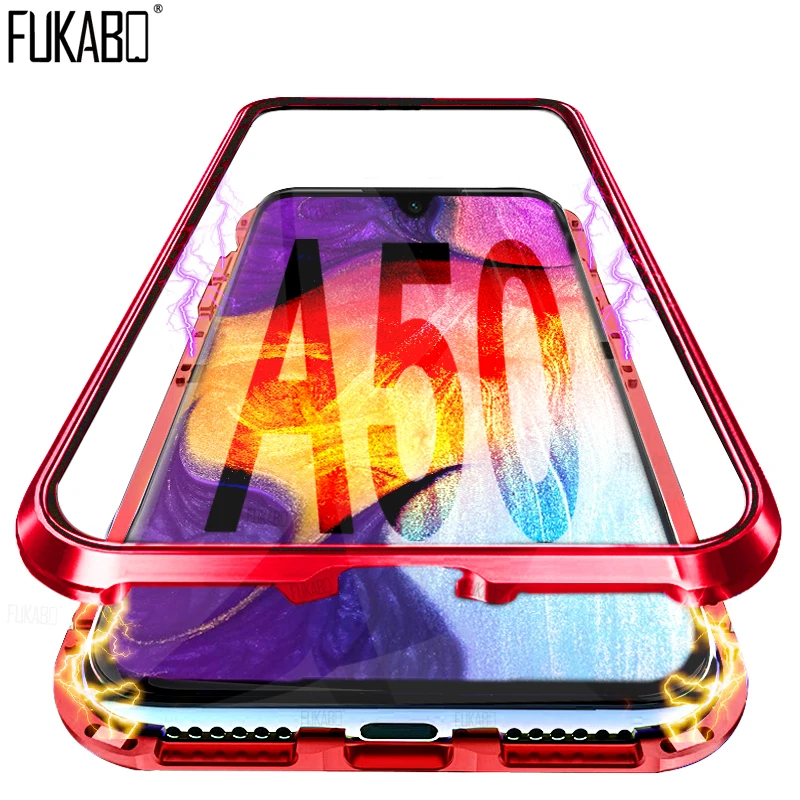 360 Full Cover Magnetic Adsorption Metal Case For Samsung Galaxy A50 A70 S8 S9 S10 Plus S10 Edge Tempered Glass Back Cover Case
360 Full Cover Magnetic Adsorption Metal Case For Samsung Galaxy A50 A70 S8 S9 S10 Plus S10 Edge Tempered Glass Back Cover Case