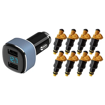 1 Pcs Dual USB Fast Charger with Car Voltage Meter and Current Detection & 1 Set Fuel Injectors for Ford 4.6 5.0 5.4 5.8
1 Pcs Dual USB Fast Charger with Car Voltage Meter and Current Detection & 1 Set Fuel Injectors for Ford 4.6 5.0 5.4 5.8