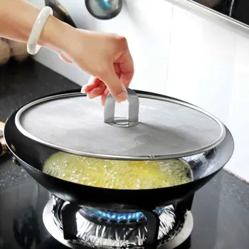 Behogar 13 inch Round Stainless Steel Splatter Screen Mesh Pot Lid Cover Oil Frying Pan Lid Kitchen Cooking Tools Accessories
Behogar 13 inch Round Stainless Steel Splatter Screen Mesh Pot Lid Cover Oil Frying Pan Lid Kitchen Cooking Tools Accessories