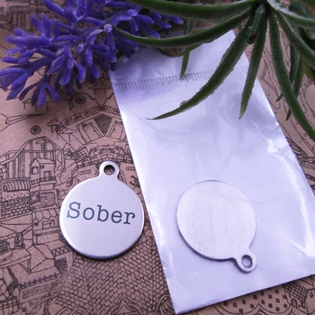 10pcs--"Sober"stainless steel charms 5 styles for choosing DIY Charms for necklace bracelets
10pcs--"Sober"stainless steel charms 5 styles for choosing DIY Charms for necklace bracelets