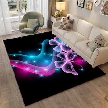 NEW Dream 3D Butterfly Pattern Printing Large Carpets For Living Room Bedroom Area Rugs Coffee Table Floor Rug Children Play Mat
NEW Dream 3D Butterfly Pattern Printing Large Carpets For Living Room Bedroom Area Rugs Coffee Table Floor Rug Children Play Mat