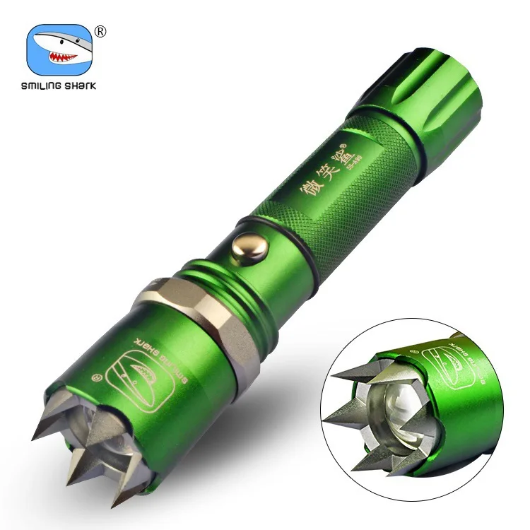 Smiling shark with Attack Head Power Torch LED Chargeable Aluminum Alloy Torch Outdoor Defensive Flashlight
Smiling shark with Attack Head Power Torch LED Chargeable Aluminum Alloy Torch Outdoor Defensive Flashlight