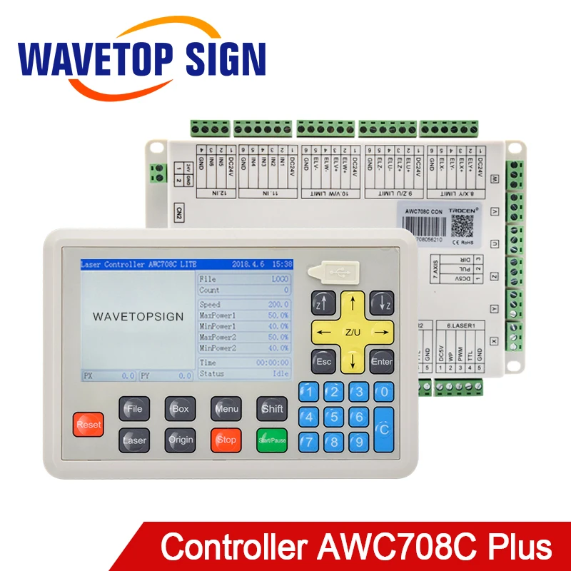 Trocen Anywells AWC708C Plus CCD Co2 Laser Controller System For Laser Engraving and Cutting Machine Replace AWC608C
Trocen Anywells AWC708C Plus CCD Co2 Laser Controller System For Laser Engraving and Cutting Machine Replace AWC608C