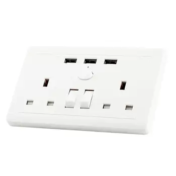 1pc USB Wall Socket Uk Standard Wall Power Socket Switched Uk Socket Charger Wall Power USB Socket Universal For Home Plug F3U6
1pc USB Wall Socket Uk Standard Wall Power Socket Switched Uk Socket Charger Wall Power USB Socket Universal For Home Plug F3U6