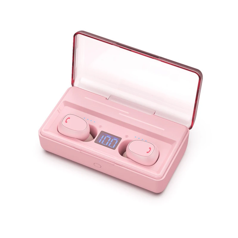 Headset Wireless Earphone Bluetooth Earphone Mini Sports Running In-ear Earphone with Charging Case Earphones Headset
Headset Wireless Earphone Bluetooth Earphone Mini Sports Running In-ear Earphone with Charging Case Earphones Headset