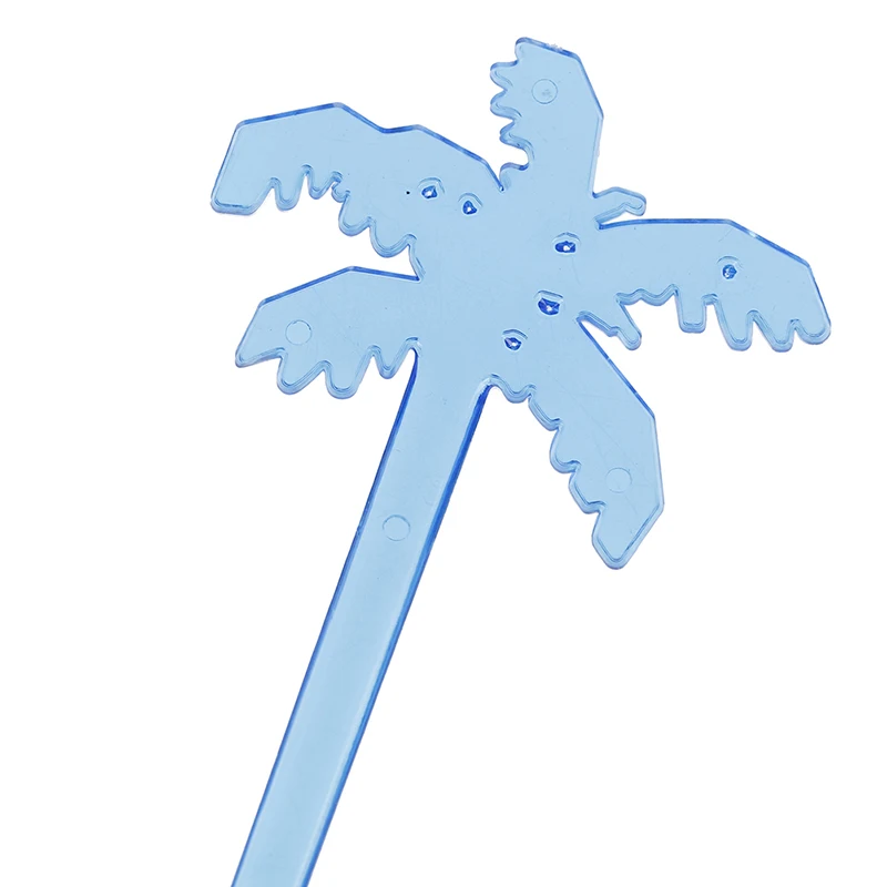 Description Picture 3 of item50pcs 18cm Plastic Night-club Drink/wine Decor Coconut Tree Cocktail Swizzle Sticks Drink Stirrer Coffee Muddler Puddler