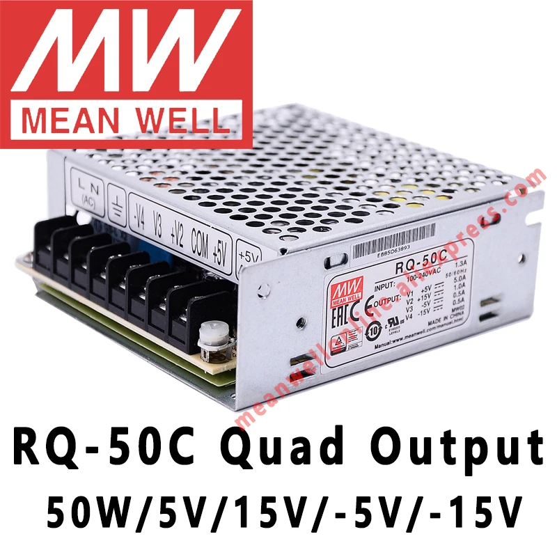 Mean Well RQ-50C 5V/15V/-5V/-15V AC/DC 50W на четыре выхода Импульсный источник питания meanwell Интернет-магазин
Mean Well RQ-50C 5V/15V/-5V/-15V AC/DC 50W на четыре выхода Импульсный источник питания meanwell Интернет-магазин