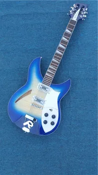 Custom Blue Rickenback 360 Semi Hollow String 6 String Jazz Electric Guitar Ricken Guitar with Free Shipping
Custom Blue Rickenback 360 Semi Hollow String 6 String Jazz Electric Guitar Ricken Guitar with Free Shipping