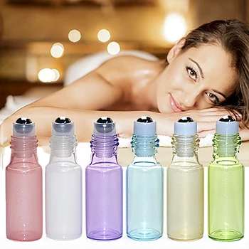 6pcs 5ml Empty Amber Glass Essential oil Roll On Bottle Vials with metal roller ball for perfume aromatherapy Tool 6 Colors
6pcs 5ml Empty Amber Glass Essential oil Roll On Bottle Vials with metal roller ball for perfume aromatherapy Tool 6 Colors