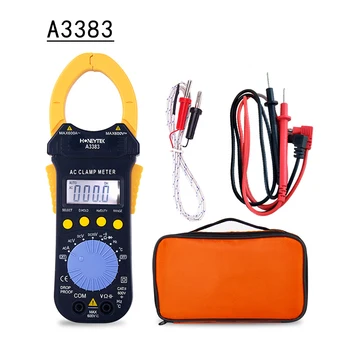 A3383 LCD Backlight Digital Multimeter Tester Professional Mini Clamp Multimeter With Bag Wires for Testerer Pliers With hook
A3383 LCD Backlight Digital Multimeter Tester Professional Mini Clamp Multimeter With Bag Wires for Testerer Pliers With hook