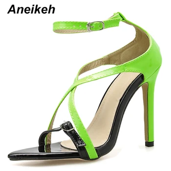 Aneikeh NEW Fashion Women Shoes Peep Toe High Heels Sandals Summer Party Shoes Cross Strap Ankle Buckle Sandals Pumps Size 35-42
Aneikeh NEW Fashion Women Shoes Peep Toe High Heels Sandals Summer Party Shoes Cross Strap Ankle Buckle Sandals Pumps Size 35-42