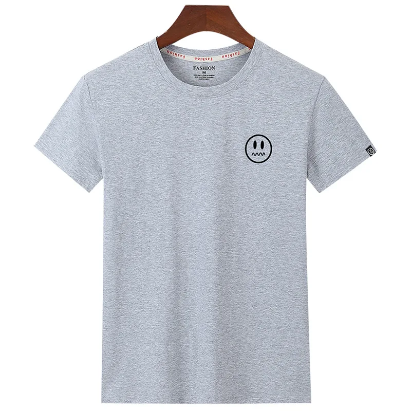 2019 Summer New Style Men's Pure Cotton Short-sleeved T-shirt Youth Large Size Half Sleeve T-shirt Fashion-Small Smiley
2019 Summer New Style Men's Pure Cotton Short-sleeved T-shirt Youth Large Size Half Sleeve T-shirt Fashion-Small Smiley
