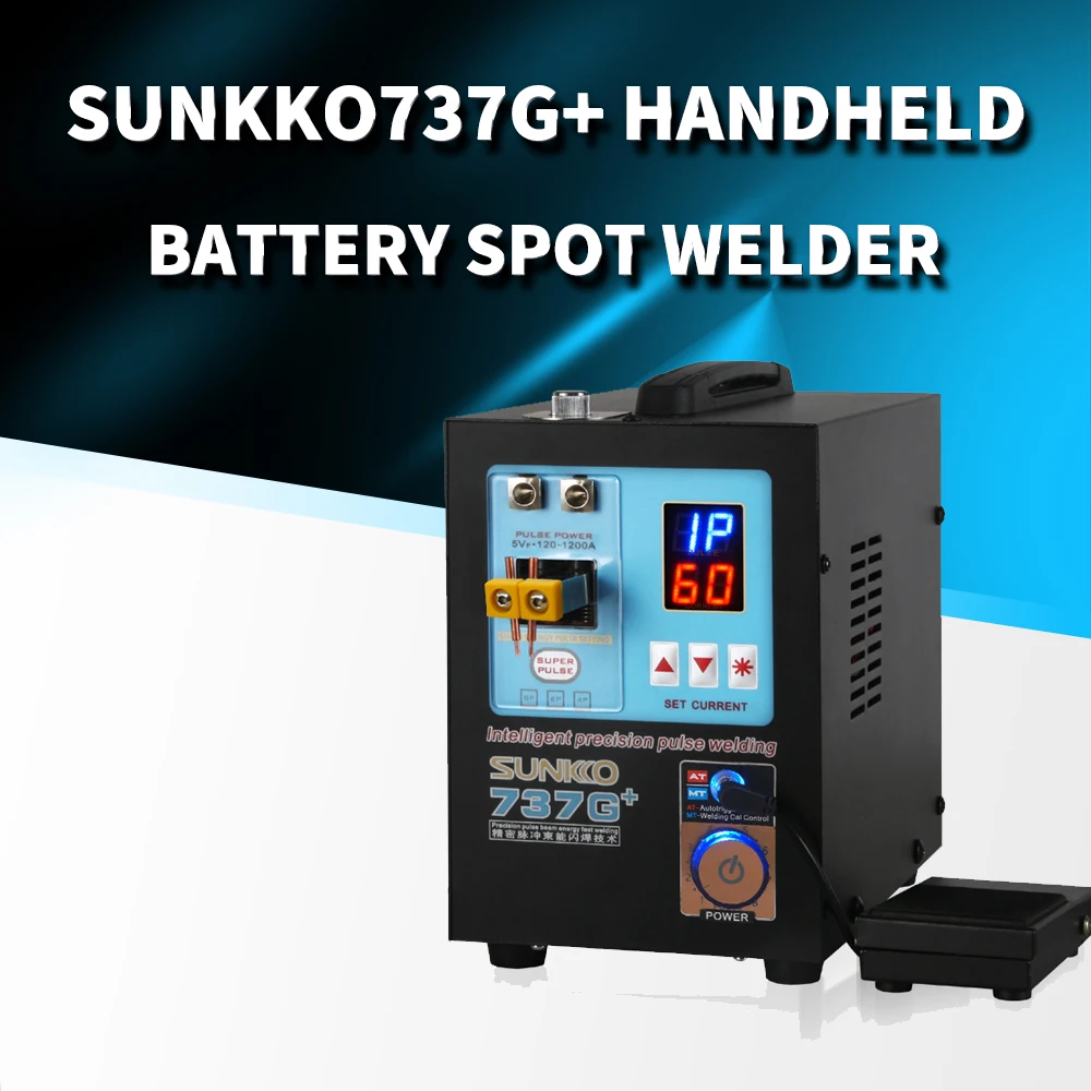 Intelligent Precision Welding Large Battery Pack DIS Induction Handheld Dual-function Battery Spot Welding Machine SUNKKO 737G+
Intelligent Precision Welding Large Battery Pack DIS Induction Handheld Dual-function Battery Spot Welding Machine SUNKKO 737G+