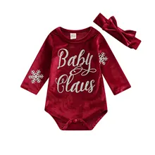 OPPERIAYA 2Pcs Newborn Christmas Outfits Infant Sparkly Letter Snowflake Pattern Long Sleeve Round Neck Bodysuit Bow Headband
OPPERIAYA 2Pcs Newborn Christmas Outfits Infant Sparkly Letter Snowflake Pattern Long Sleeve Round Neck Bodysuit Bow Headband