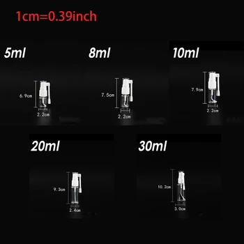 10Pcs Clear Roatation Empty Spray Bottle Reflillable Nasal Atomizer Elephant Nose Sprayer Liquid Makeup Water Container
10Pcs Clear Roatation Empty Spray Bottle Reflillable Nasal Atomizer Elephant Nose Sprayer Liquid Makeup Water Container