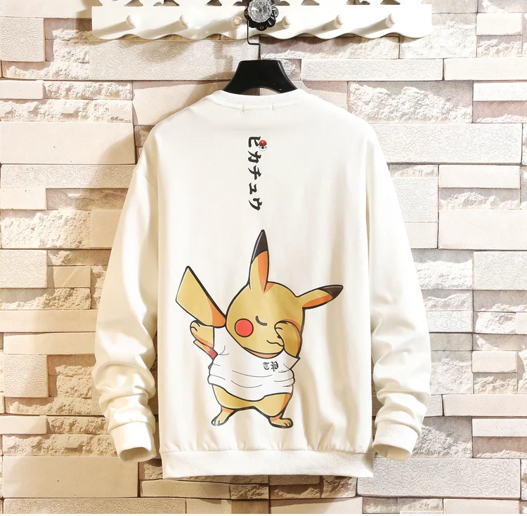 Anime Japanese Style Cartoon Sweatshirt Men's Anime Japanese Style Cartoon Sweatshirt Men's