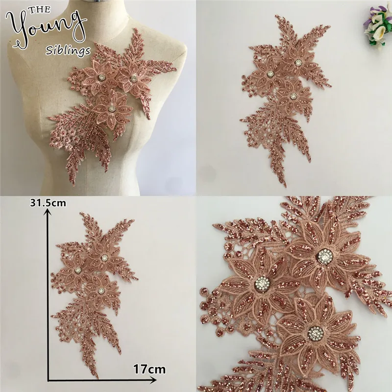 High quality Rhinestone Hollow out 3D Flower Lace collar Sequin Embroidery Lace Neckline Craft Applique DIY Clothing Accessories
High quality Rhinestone Hollow out 3D Flower Lace collar Sequin Embroidery Lace Neckline Craft Applique DIY Clothing Accessories