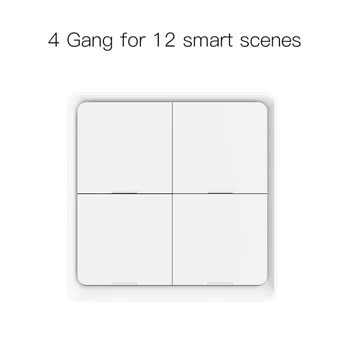 Tuya ZigBee hub 4 Gang Wireless 12 Scene Switch Controller Switch Work With Alexa Google Home Assistant Smart Home Automation
Tuya ZigBee hub 4 Gang Wireless 12 Scene Switch Controller Switch Work With Alexa Google Home Assistant Smart Home Automation