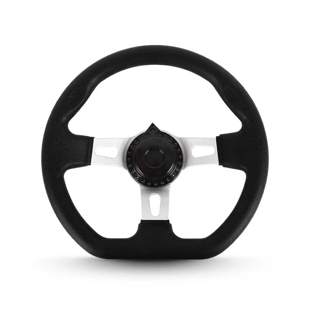 270mm For Go Kart Universal 3 Spokes Steering Wheel Vehicle Accessories Hardware Durable Interior With Holes Replacement PU Foam
270mm For Go Kart Universal 3 Spokes Steering Wheel Vehicle Accessories Hardware Durable Interior With Holes Replacement PU Foam