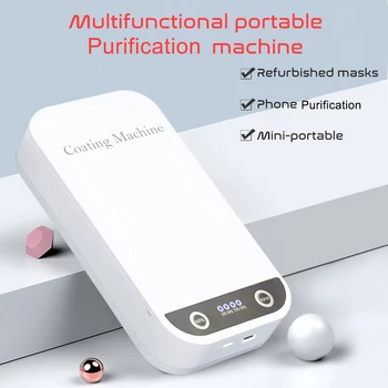 UV Light Smartphone Purification Box Multi-Functional Cleaning Box Sanitizer Disinfection Box for Face Mask Phone Watch Jewelry
UV Light Smartphone Purification Box Multi-Functional Cleaning Box Sanitizer Disinfection Box for Face Mask Phone Watch Jewelry