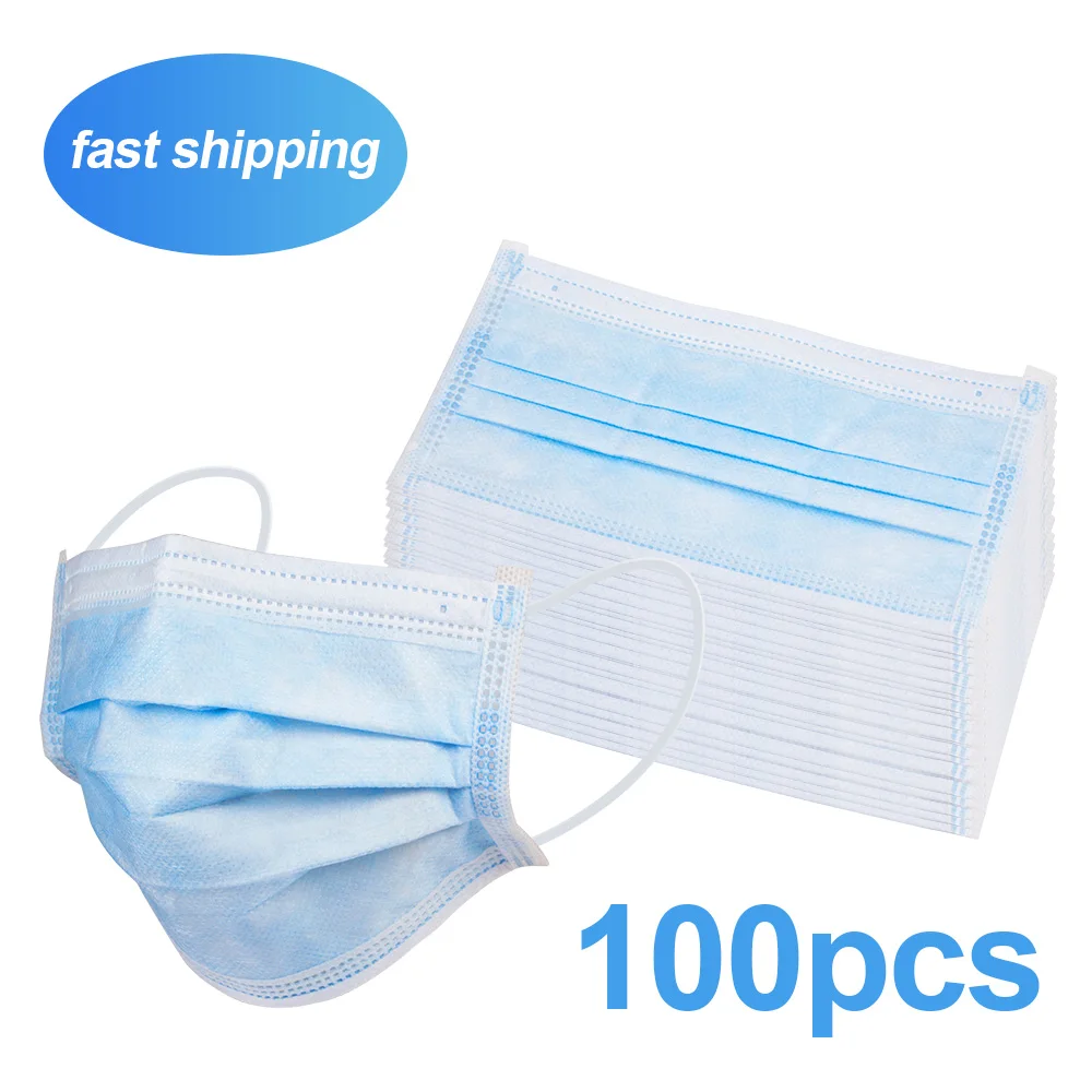 Disposable Face Mouth Masks Three-layer Protective Meltblown Cloth Mask Dustproof Haze-proof Breathable Mask 20/40/60/80/100 Pcs
Disposable Face Mouth Masks Three-layer Protective Meltblown Cloth Mask Dustproof Haze-proof Breathable Mask 20/40/60/80/100 Pcs