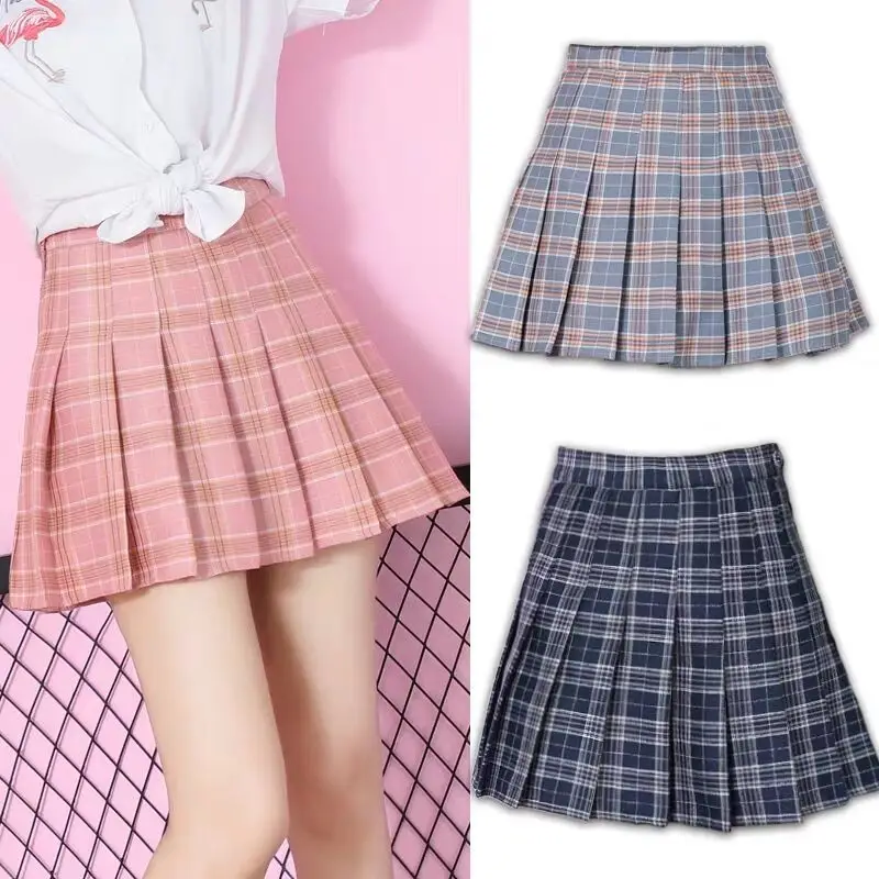 Plaid Pleated Skirt Female Student Short Skirt Korean Style Spring and Summer Skirt A-line High Waist Short Skirt Female
Plaid Pleated Skirt Female Student Short Skirt Korean Style Spring and Summer Skirt A-line High Waist Short Skirt Female