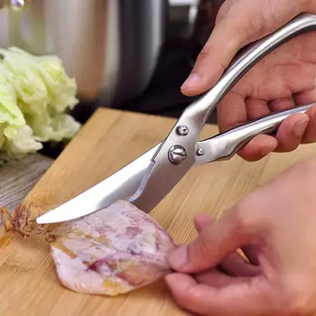 Chicken Bone Scissors Kitchen Scissors Automatic Rebound Household Kitchen Tool Tadgets Multi-function Scissors
Chicken Bone Scissors Kitchen Scissors Automatic Rebound Household Kitchen Tool Tadgets Multi-function Scissors