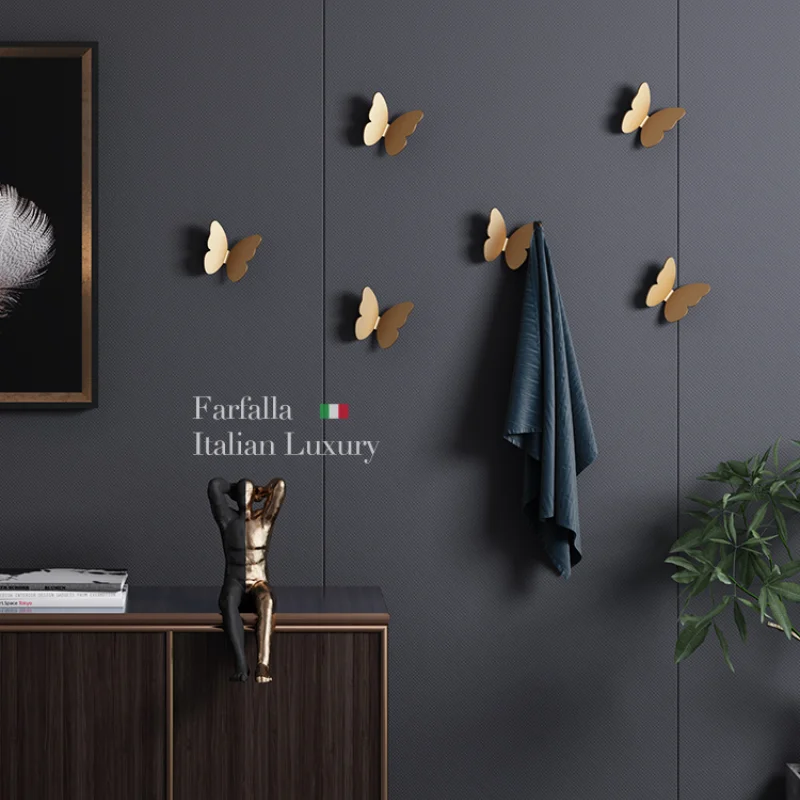 Light luxury wall coat rack wall hanging decoration creative hook porch bedroom wall hanger children's room decoration
Light luxury wall coat rack wall hanging decoration creative hook porch bedroom wall hanger children's room decoration
