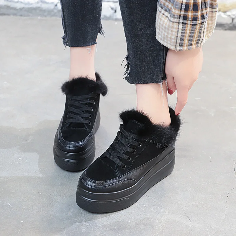 2019 Cotton Winter Woman Sneakers High-heeled Muffin with Waterproof Platform Keep Warm Thick-soled Female Shoes
2019 Cotton Winter Woman Sneakers High-heeled Muffin with Waterproof Platform Keep Warm Thick-soled Female Shoes